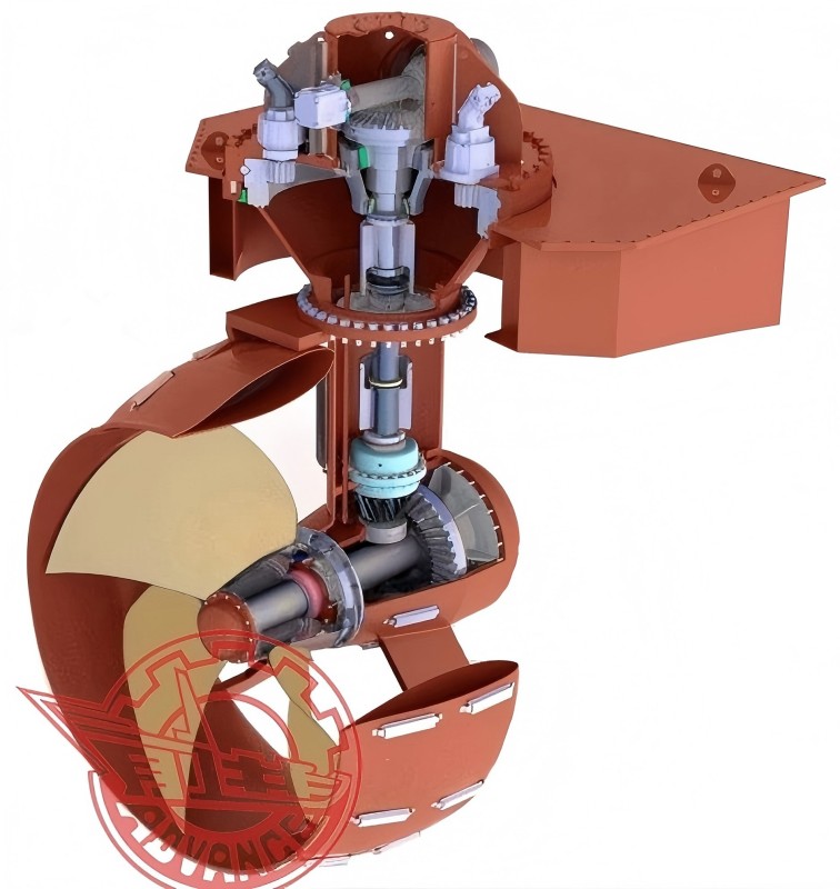 NCP -serien justerbar propell, lateral thruster - växellådan har följande funktioner: