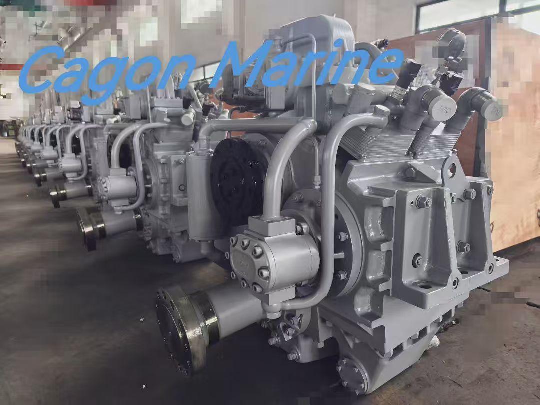 1500 hk höghastighets huvudmotor, V stor vinkel transmission,